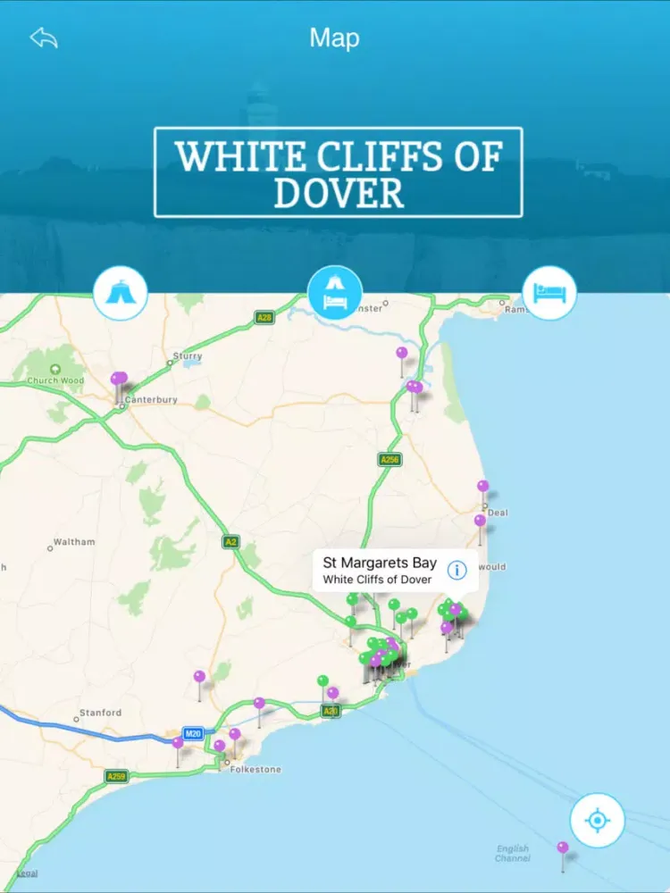 Zrzuty ekranu White Cliffs of Dover iPad 
