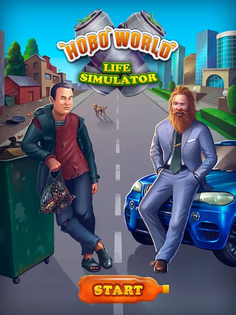 Hobo World - life simulator स्क्रीनशॉट