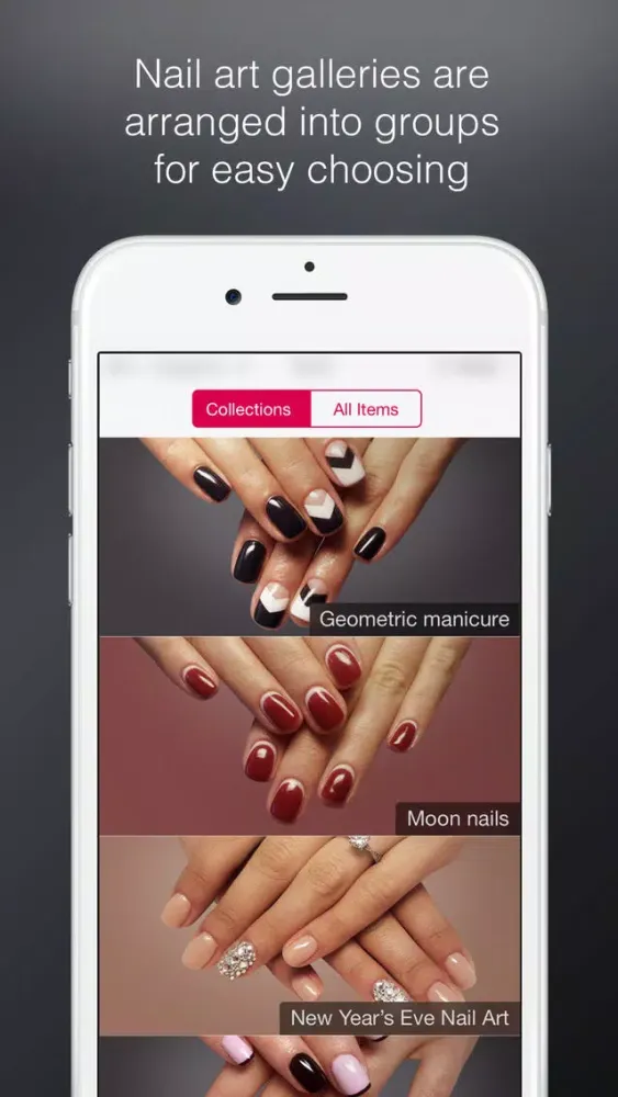 Capturas de pantalla de NailsMania - try on trendy ideas for manicure