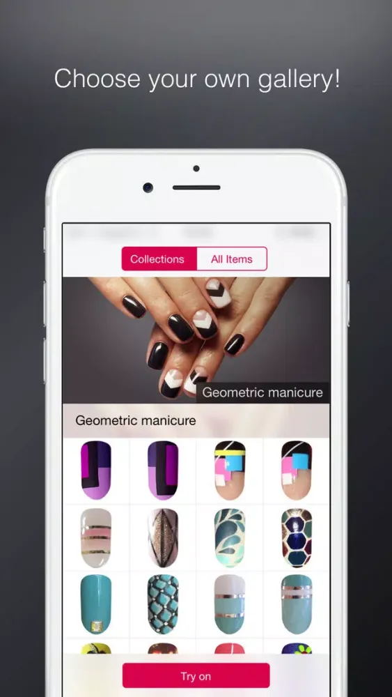 Capturas de pantalla de NailsMania - try on trendy ideas for manicure