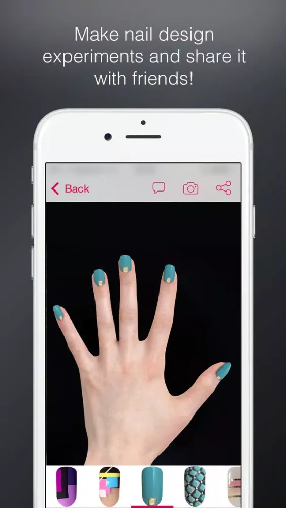 Capturas de pantalla de NailsMania - try on trendy ideas for manicure