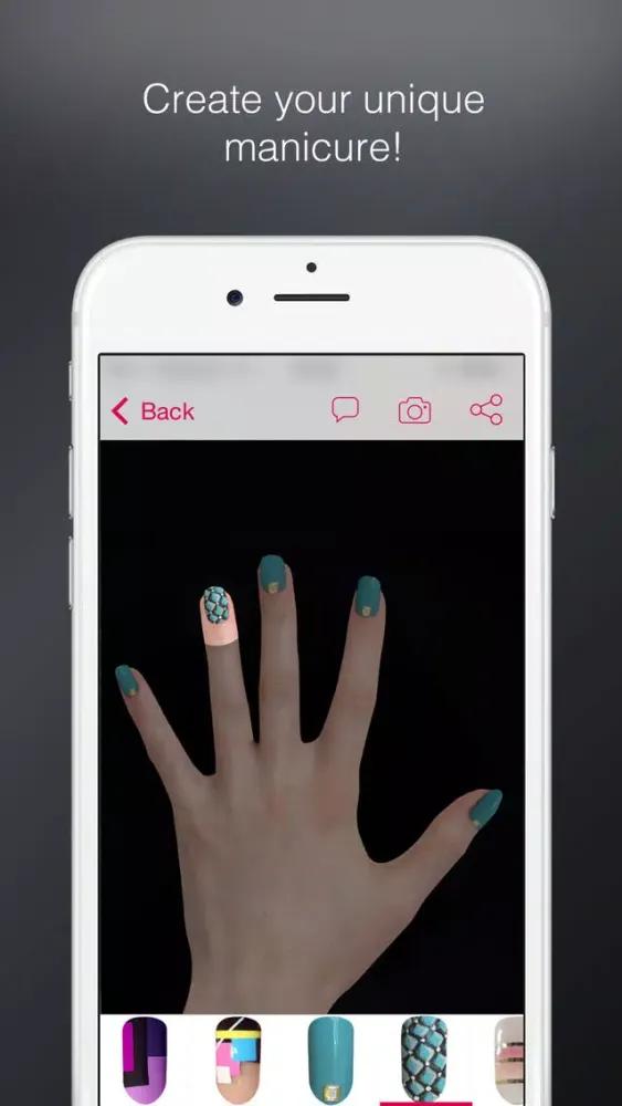 Capturas de pantalla de NailsMania - try on trendy ideas for manicure