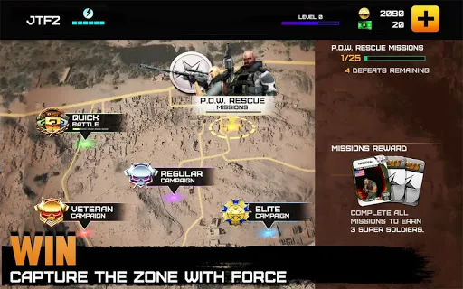 Capturas de tela do Rivals at War: Firefight