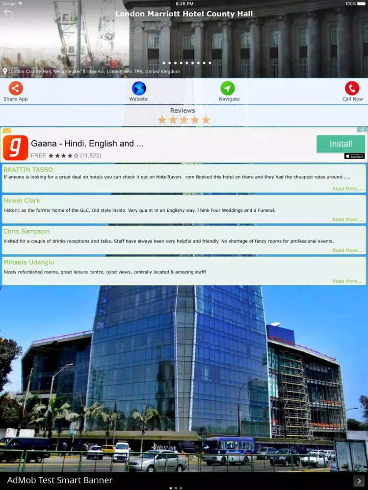World Hotel Finder iPad  স্ক্রিনশট