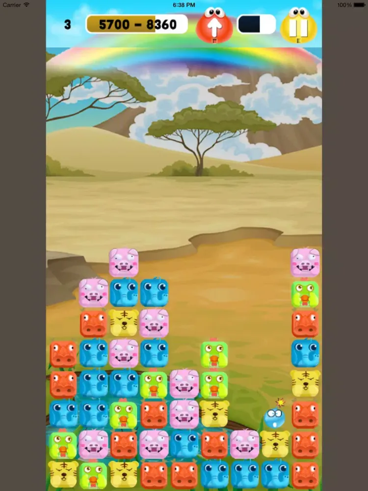 Zrzuty ekranu Animal world Pops Free-A puzzle game iPad 