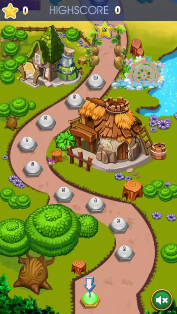 Ảnh chụp màn hình của Dream Garden Free--A puzzle sports game