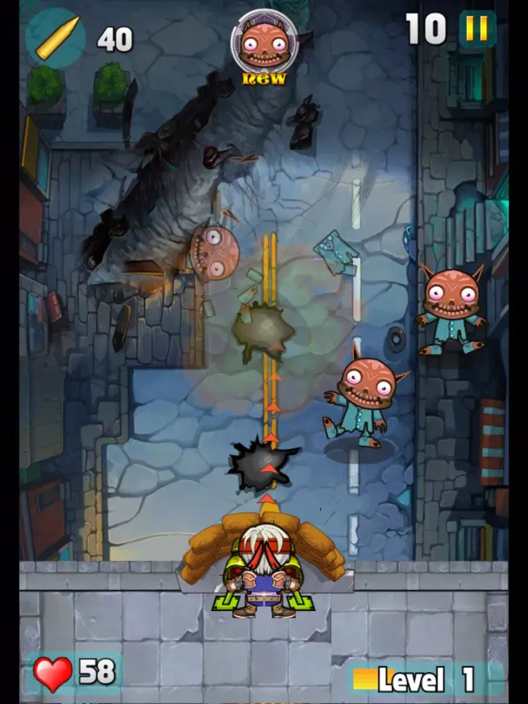 Zrzuty ekranu Lone Hero Free-A Puzzle Action Games iPad 