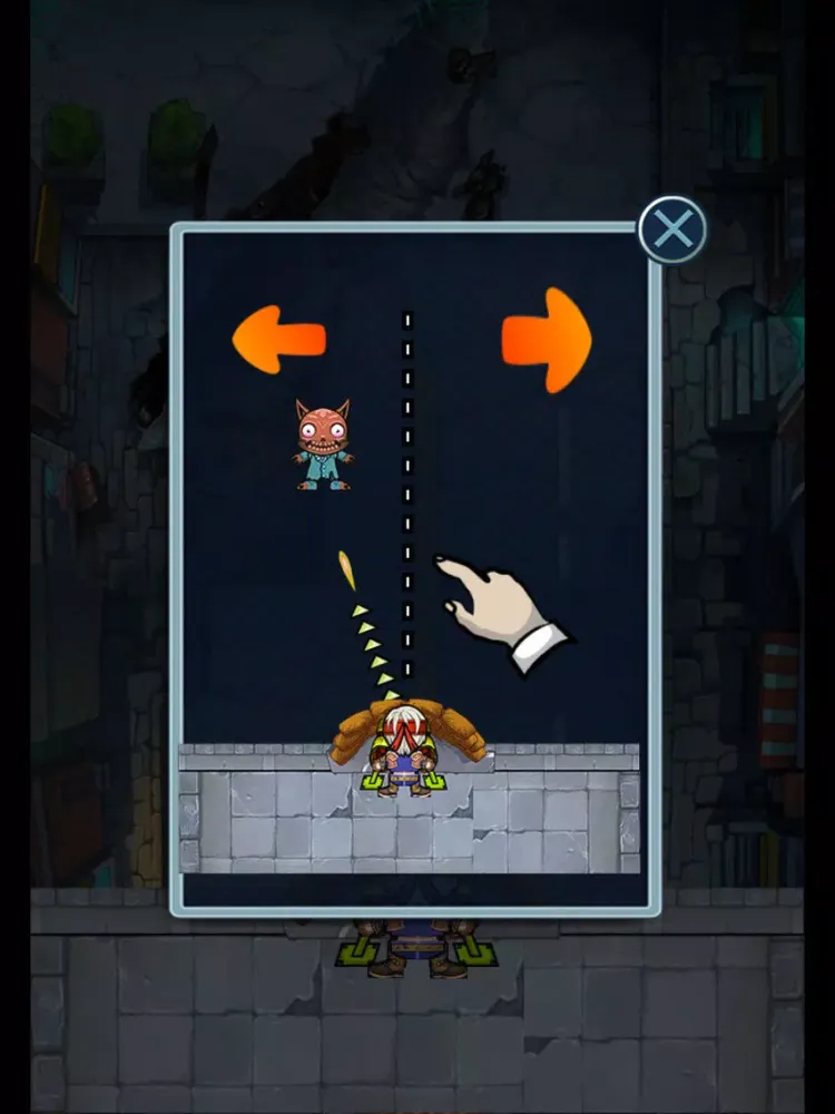 Zrzuty ekranu Lone Hero Free-A Puzzle Action Games iPad 