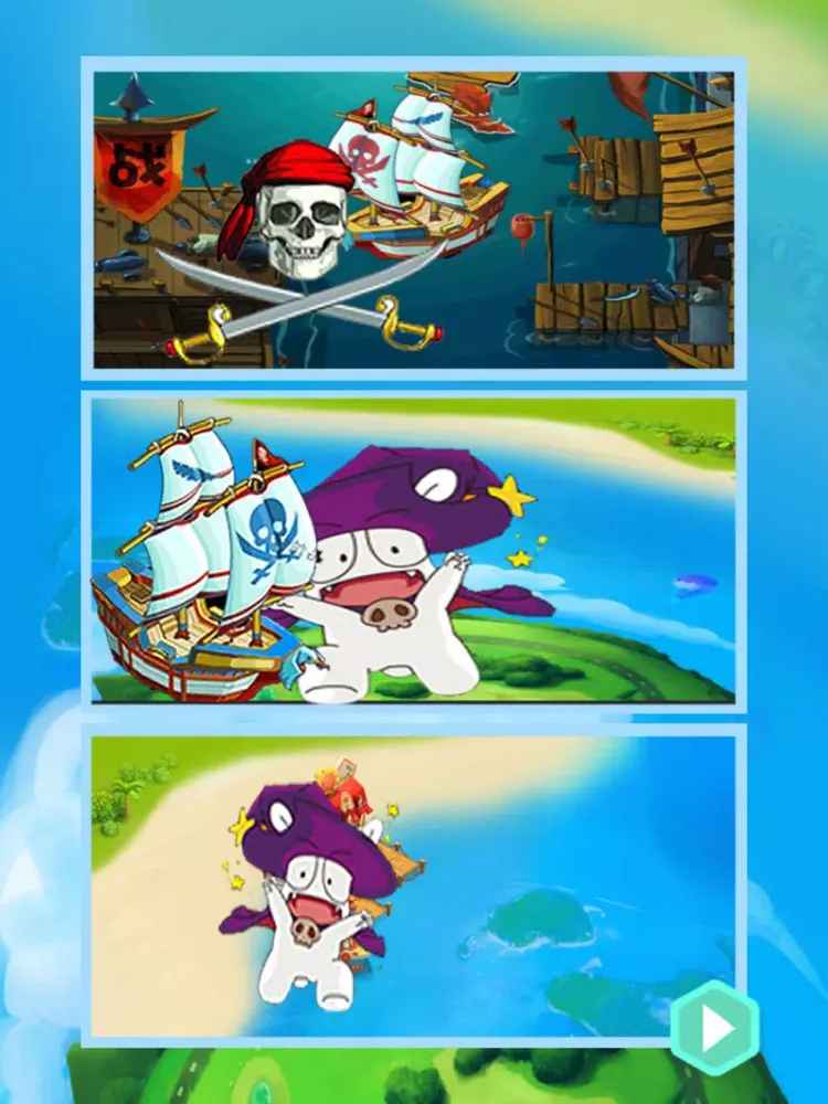 ภาพหน้าจอของ Pirates Trail Game Free iPad 