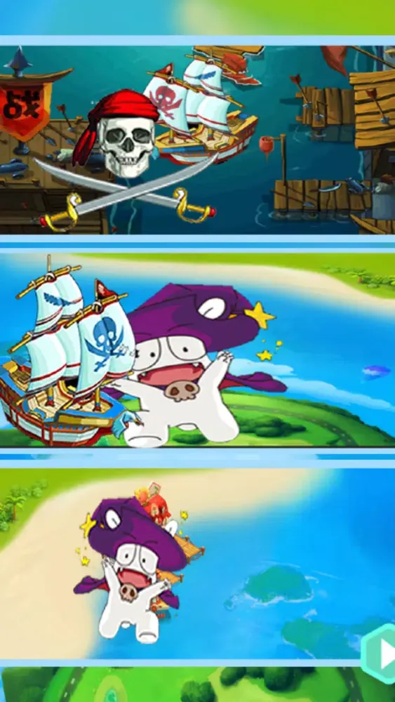ภาพหน้าจอของ Pirates Trail Game Free
