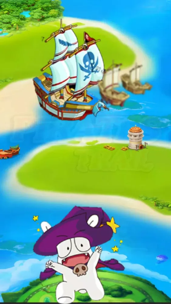 ภาพหน้าจอของ Pirates Trail Game Free