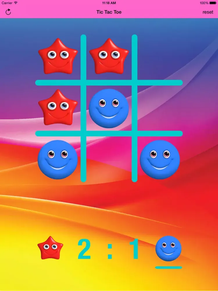 Zrzuty ekranu Smileys in Tic Tac Toe iPad 