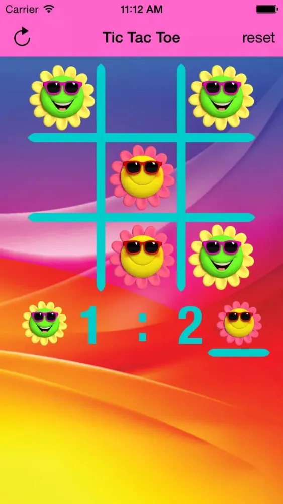 Zrzuty ekranu Smileys in Tic Tac Toe