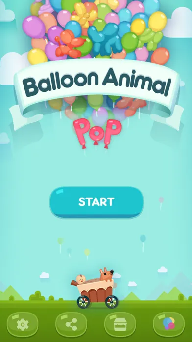 Tangkapan layar Balloon Animal Friends Pop: Bubble Blast King