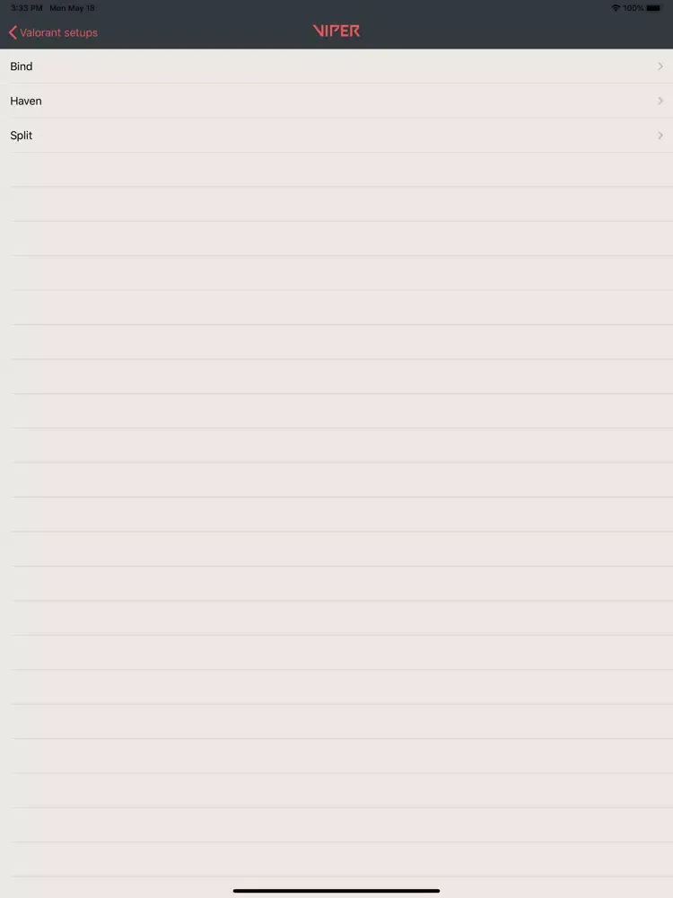 Скриншоты Setups for Valorant iPad 