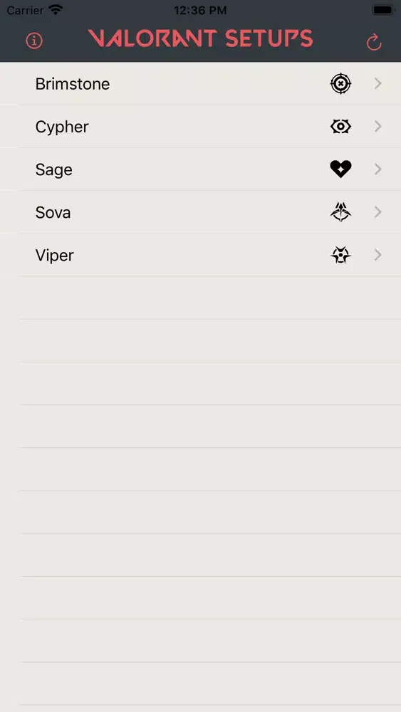 Скриншоты Setups for Valorant