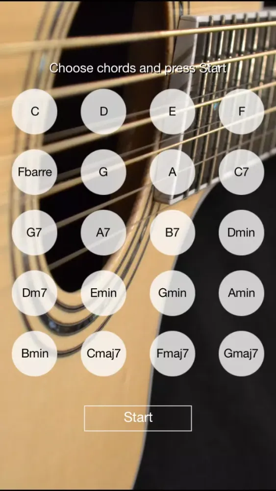 ChordEar Free for Guitar スクリーンショット