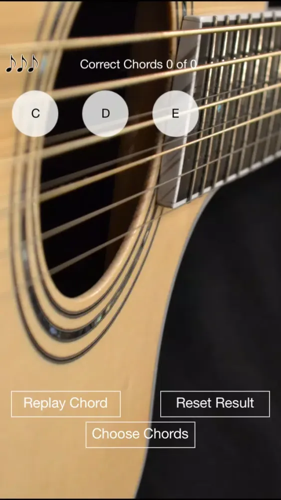 ChordEar Free for Guitar スクリーンショット