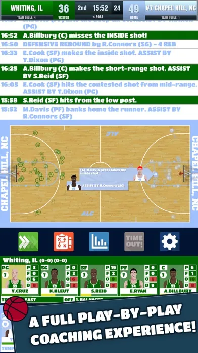 College BBALL Coach 2 Screenshots