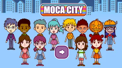 ภาพหน้าจอของ moca city - City life world