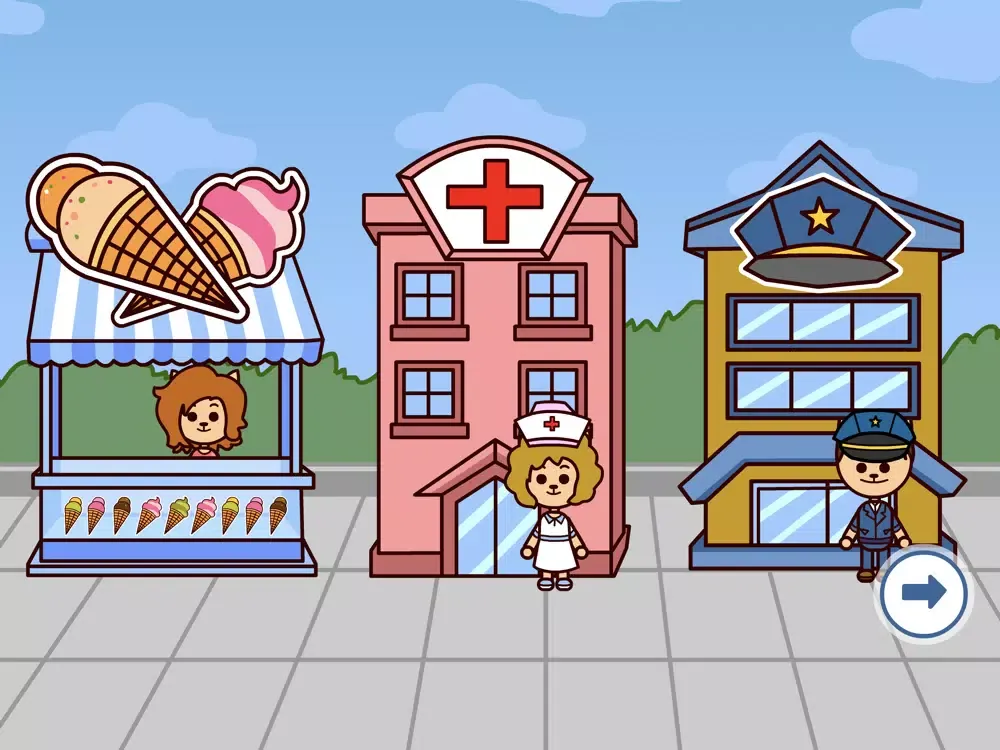 Tangkapan layar to cat city:world iPad 