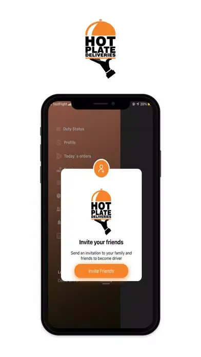 Hot Plate Deliveries Rider应用截图