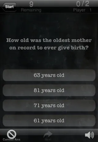 Capturas de pantalla de Are You Smarter Than Your Doctor? Pregnancy Quiz (FREE)