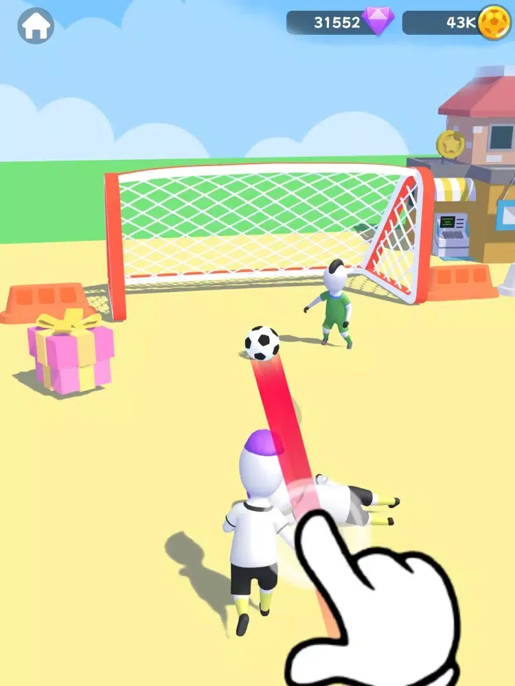 Capturas de tela do Flick and Kick iPad 