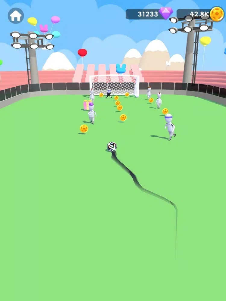 Capturas de tela do Flick and Kick iPad 