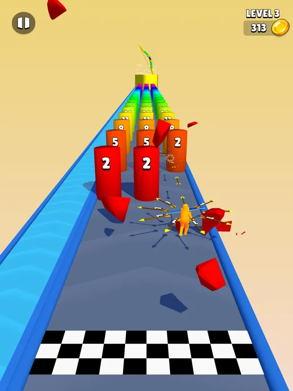 Capturas de pantalla de Merge Arrow Runner 3D iPad 