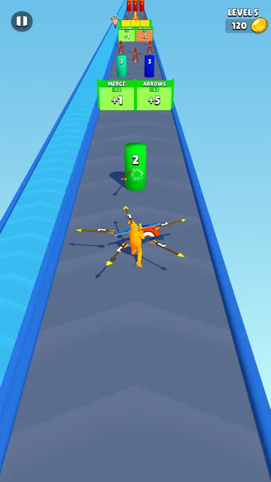Capturas de pantalla de Merge Arrow Runner 3D