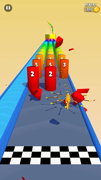 Capturas de pantalla de Merge Arrow Runner 3D