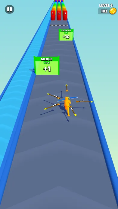 Capturas de pantalla de Merge Arrow Runner 3D