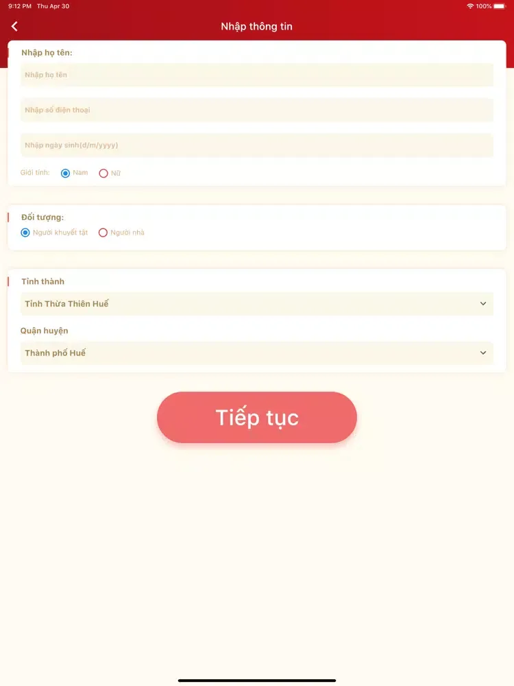Hỗ Trợ NKT iPad  Ekran Görüntüleri