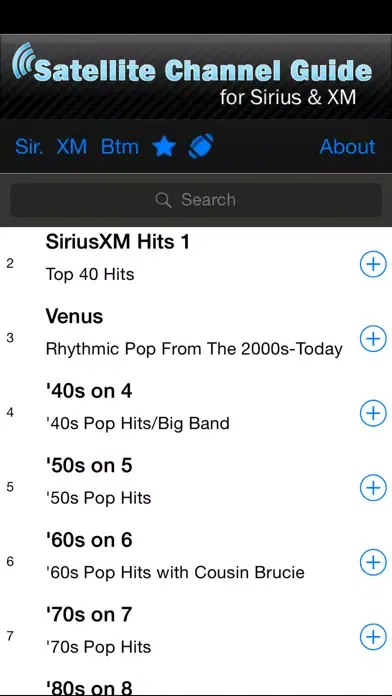 Satellite Radio Channel Guide for Sirius XM IPA for - PGYER IPAHUB