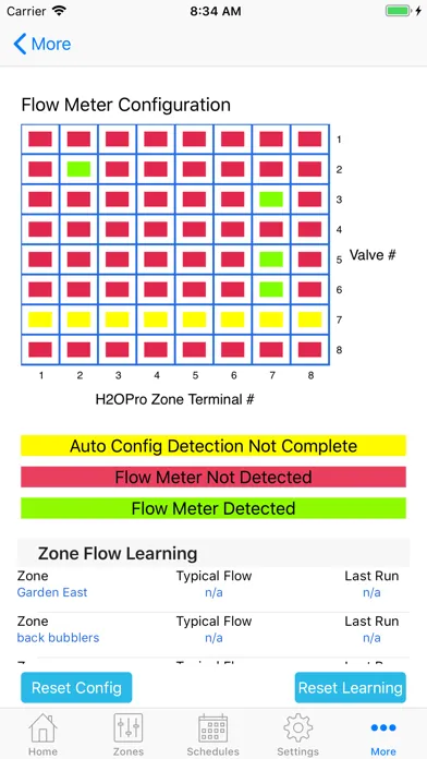 Zrzuty ekranu H2OPro Sprinkler Timer