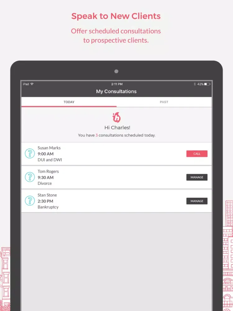Скриншоты Hotspot Law - Attorney Portal iPad 