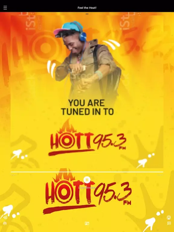HOTT 95.3 FM: Live Radio iPad 应用截图