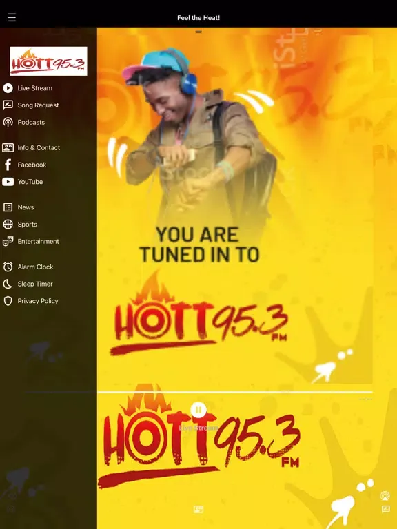 HOTT 95.3 FM: Live Radio iPad 应用截图