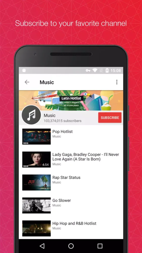 Tangkapan skrin Play Tube