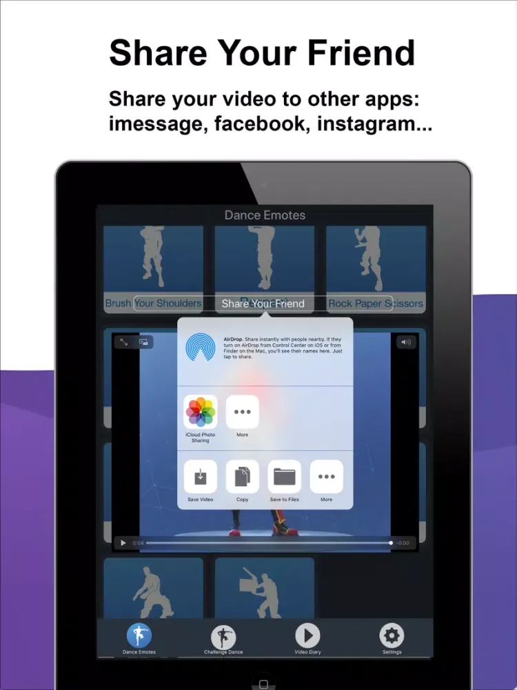 Fortnite: Dance Emotes Dances iPad  Screenshots