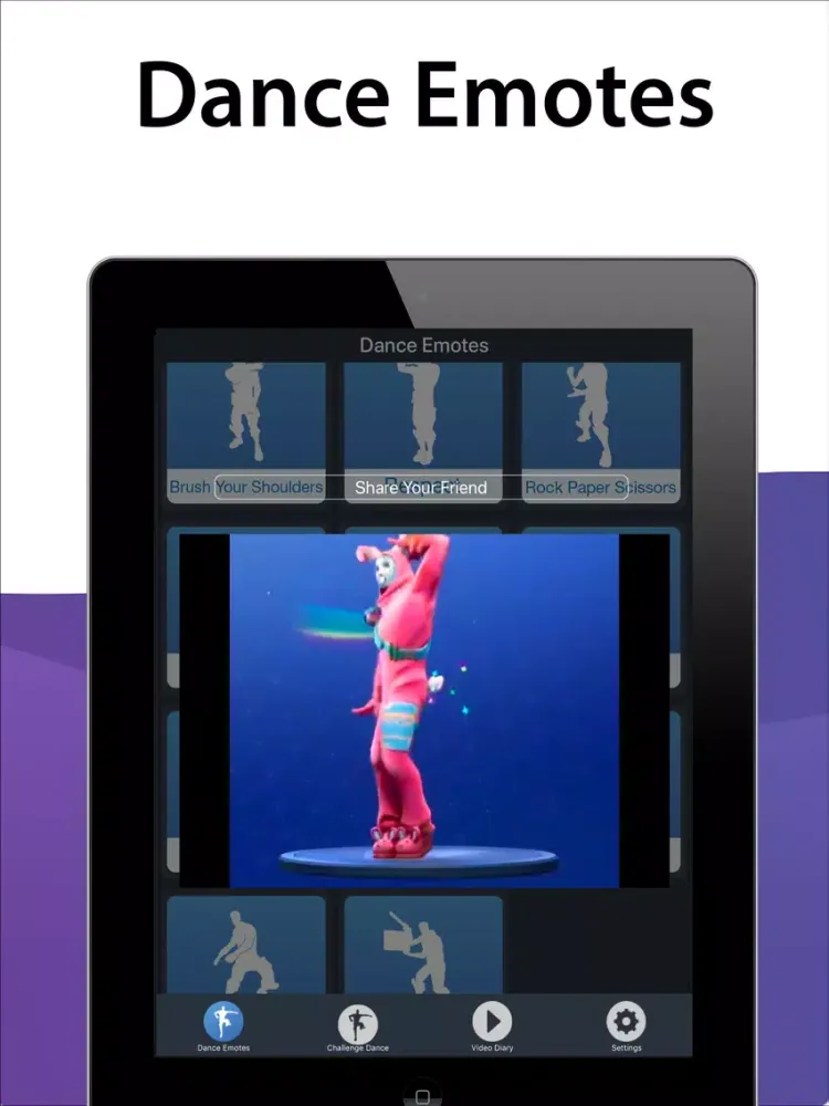 Fortnite: Dance Emotes Dances iPad  Screenshots