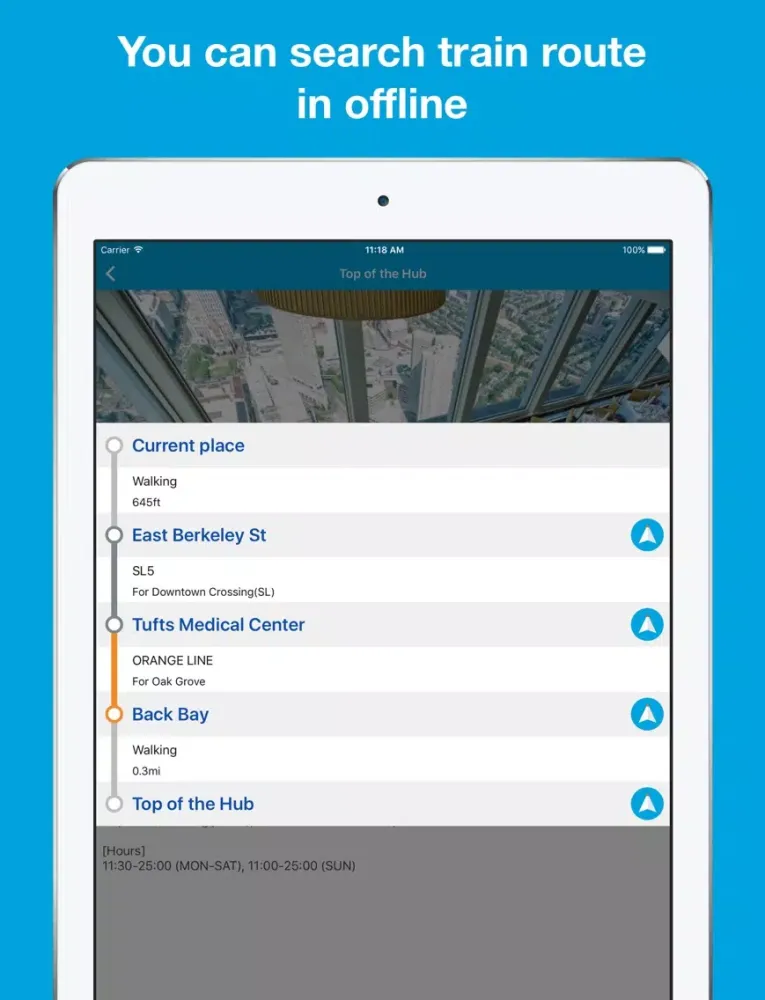 Boston, USA guide, Pilot - Completely supported offline use, Insanely simple iPad  Screenshots