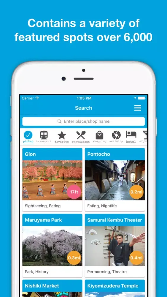 Screenshot di Kyoto guide, Pilot - Completely supported offline use, Insanely simple