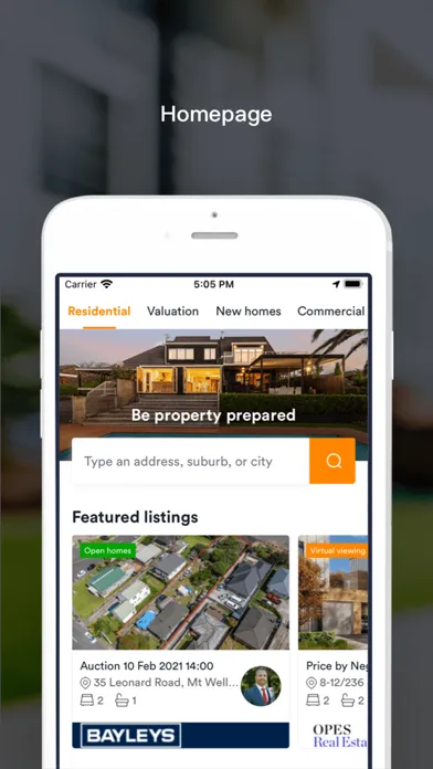 Zrzuty ekranu OneRoof Real Estate & Property