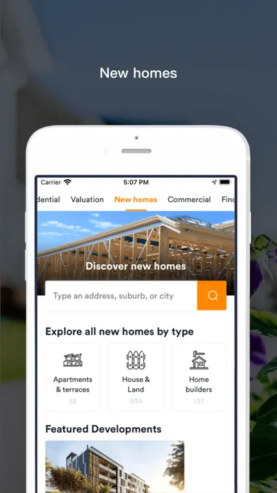 Zrzuty ekranu OneRoof Real Estate & Property