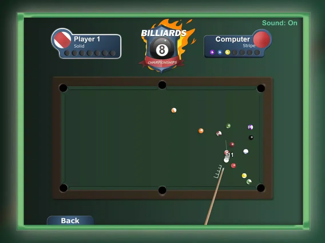 Super Billiard iPad  スクリーンショット