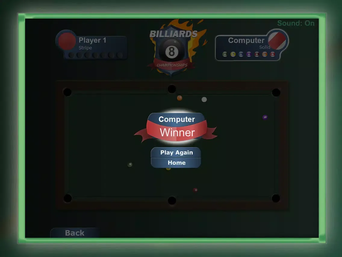 Super Billiard iPad  スクリーンショット