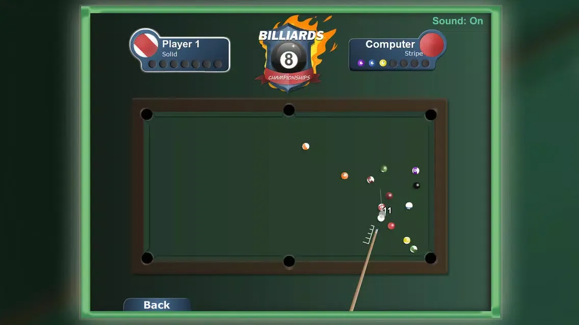 Super Billiard スクリーンショット