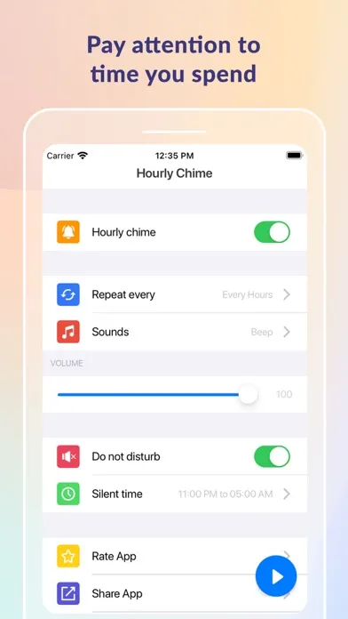 Hourly Chime: Time Manager स्क्रीनशॉट
